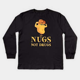 Nugs Not Drugs Kids Long Sleeve T-Shirt